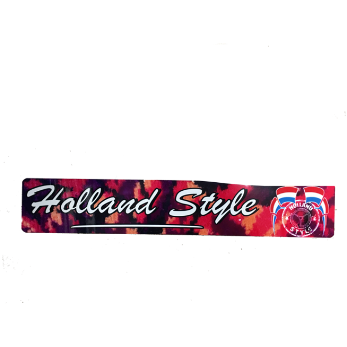 Plaque alu holland style danois 46X8CM