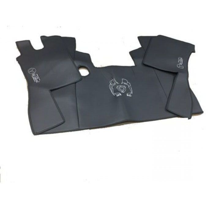 Tapis capot moteur gamme aux10 gris anthracite Serie 4 manuel 