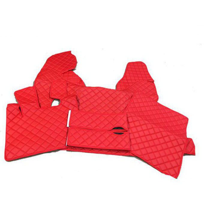 Tapis capot moteur et bas de siege gamme aux10 rouge matelasser XF 105 manuel 2006 2012 