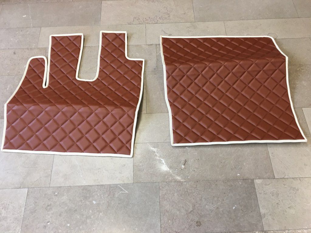 tapis sol daf 106 chocolat contour creme