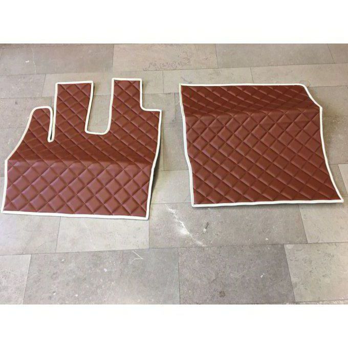 tapis sol daf 106 chocolat contour creme